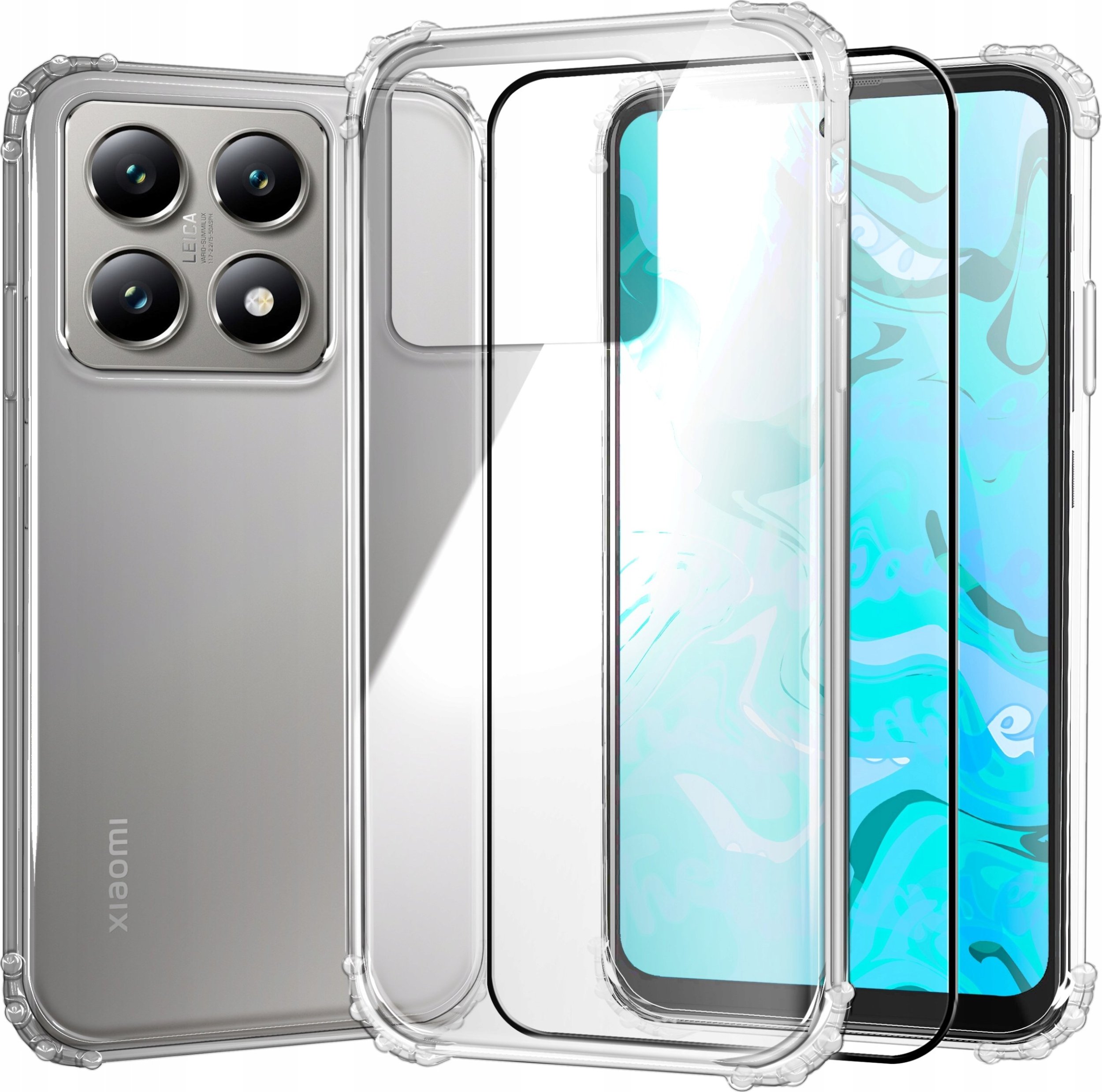 ETUI PANCERNE DO XIAOMI 14T | SILIKON GUMOWE SLIM ANTI SHOCK | CASE SZKŁO