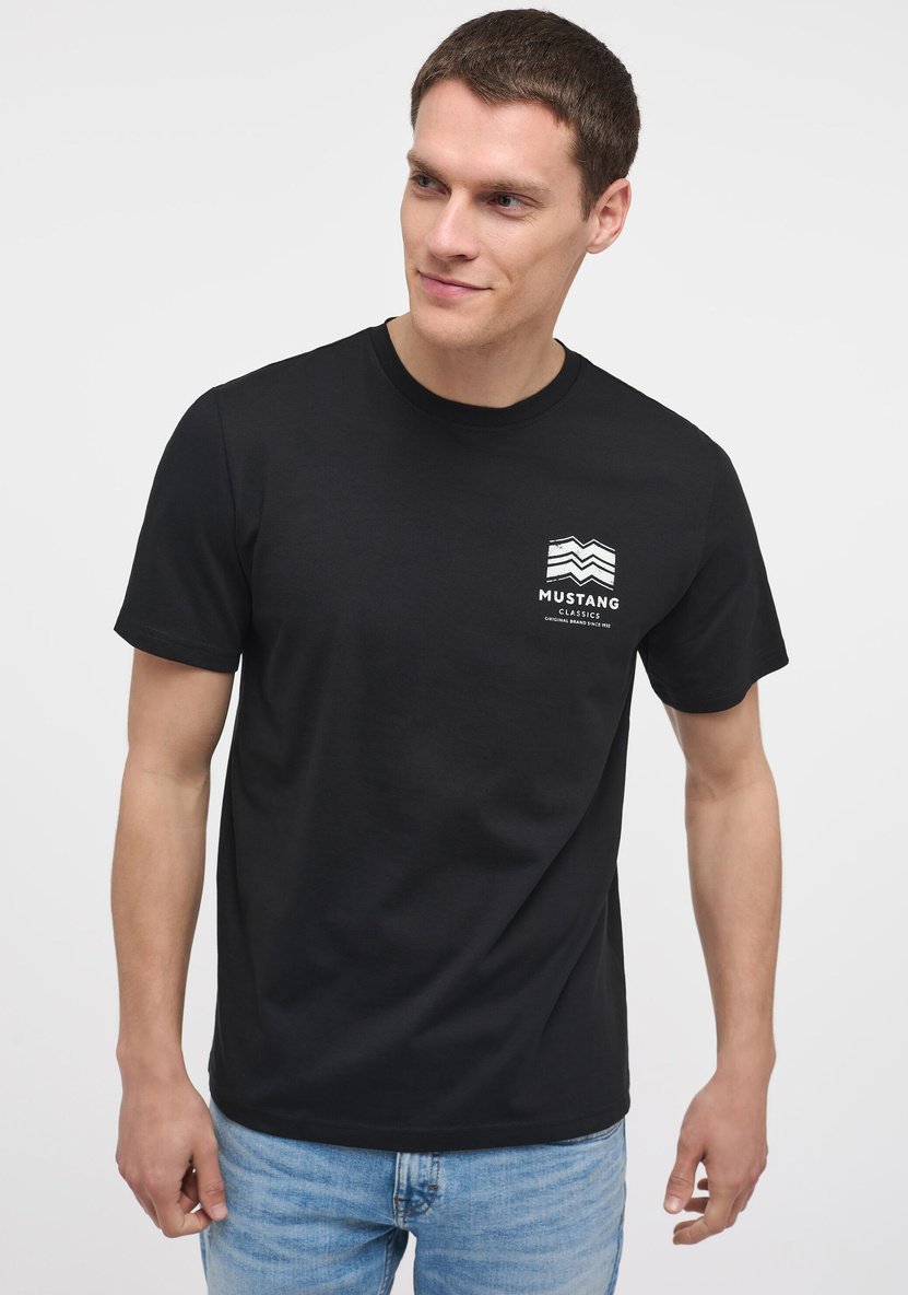 Mustang Mustang męska koszulka t-shirt ALEX C PRINT 1013804-4142 M