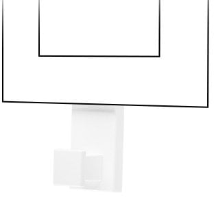 Kontakt-Simon Wieszak pojedynczy fits frames Line Biały mat TRLW/111