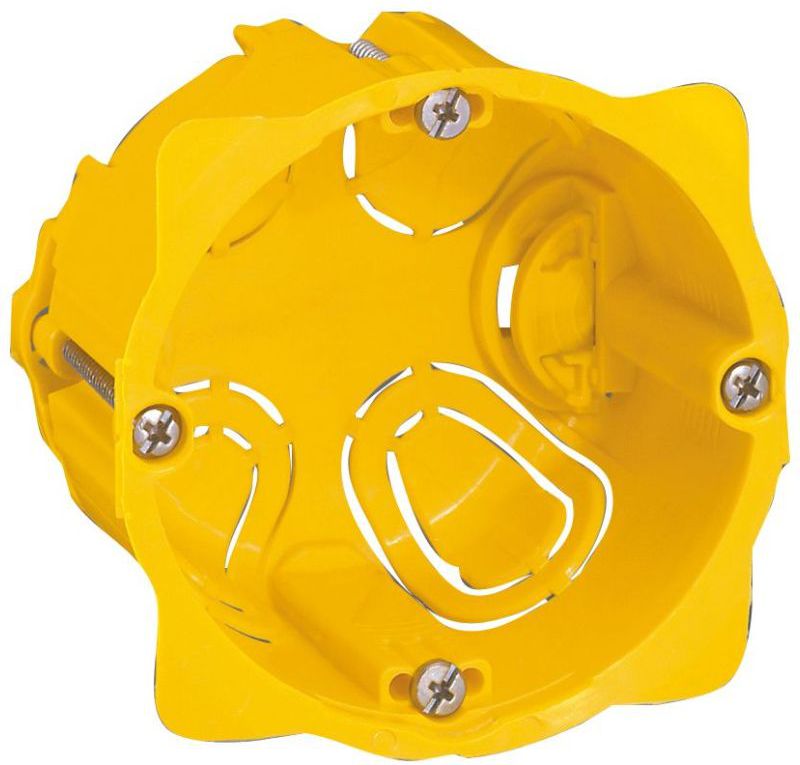 Legrand Puszka 67mm regips 50mm żółty Batibox (080051)