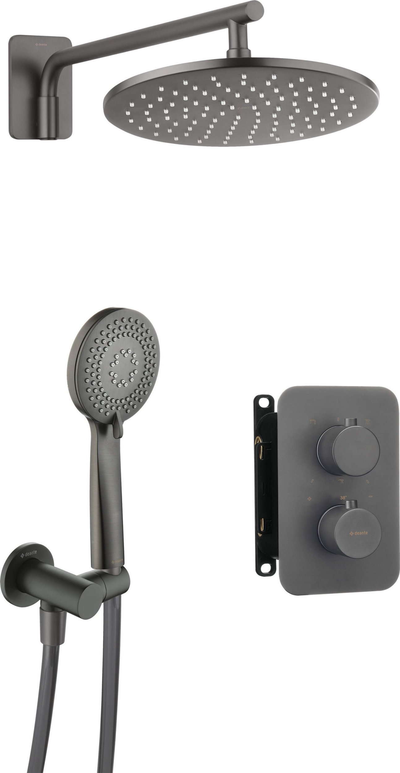 Zestaw prysznicowy Deante Zestaw prysznicowy podtynkowy z BOXem termostatycznym