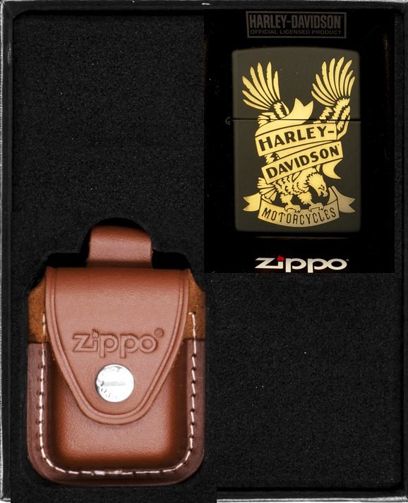 Zestaw ZIPPO Zapalniczka HARLEY DAVIDSON EAGLE Prezentowy No2