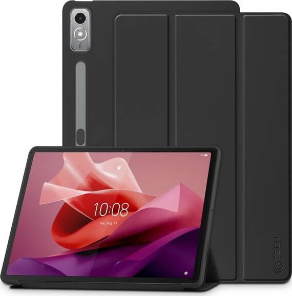Etui na tablet Tech-Protect Smartcase do Lenovo Tab P12 12.7" Czarne (TB-370)