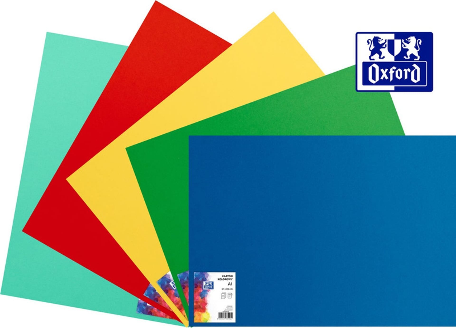 Oxford Karton A1 160g niebieski, NIEBIESKI