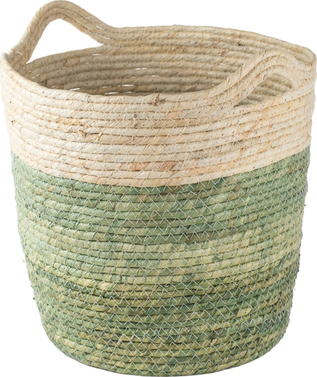 Tajemniczy ogród Kosz pleciony z uszami wys. 28 cm