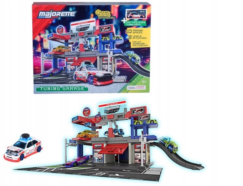 Majorette garaż tuningowy +1pojazd 410-8000