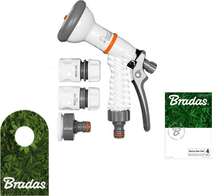 Bradas Zestaw z pistoletem wielofunkcyjnym WHITE LINE WL-EN1TSET BRADAS 4529