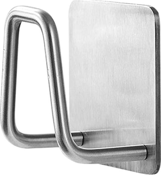 Aptel WIESZAK ŚCIENNY ŁAZIENKOWY SAMOPRZYLEPNY STAL srebrny AG702C