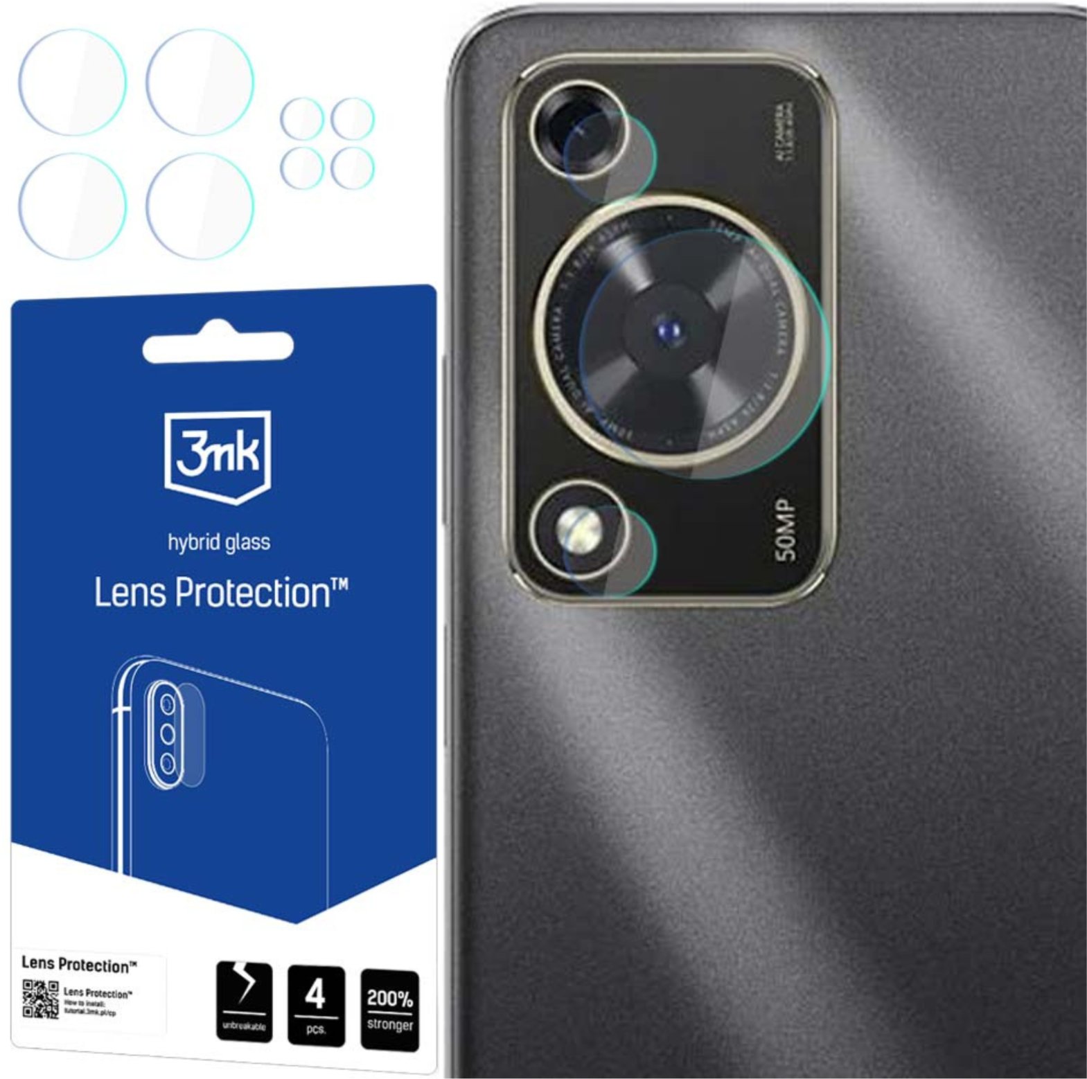 HUAWEI NOVA Y72 - 3MK LENS PROTECTION