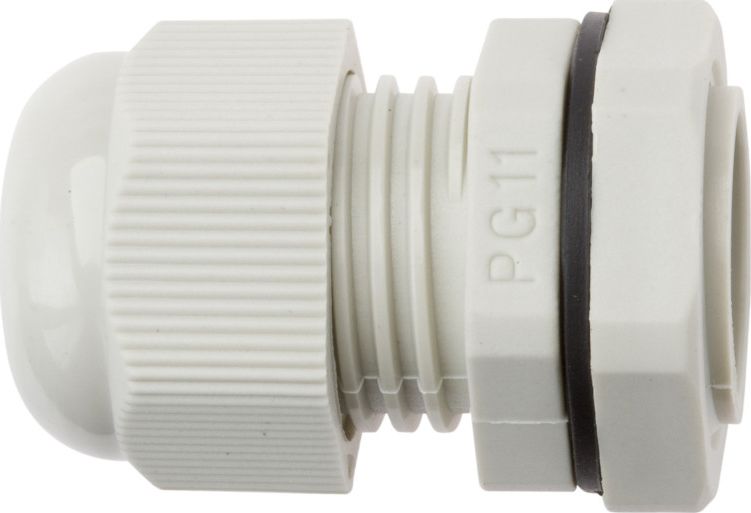 Ergom Dławnica kablowa poliamidowa PG11 IP68 DP 11/H szara E03DK-01030100301