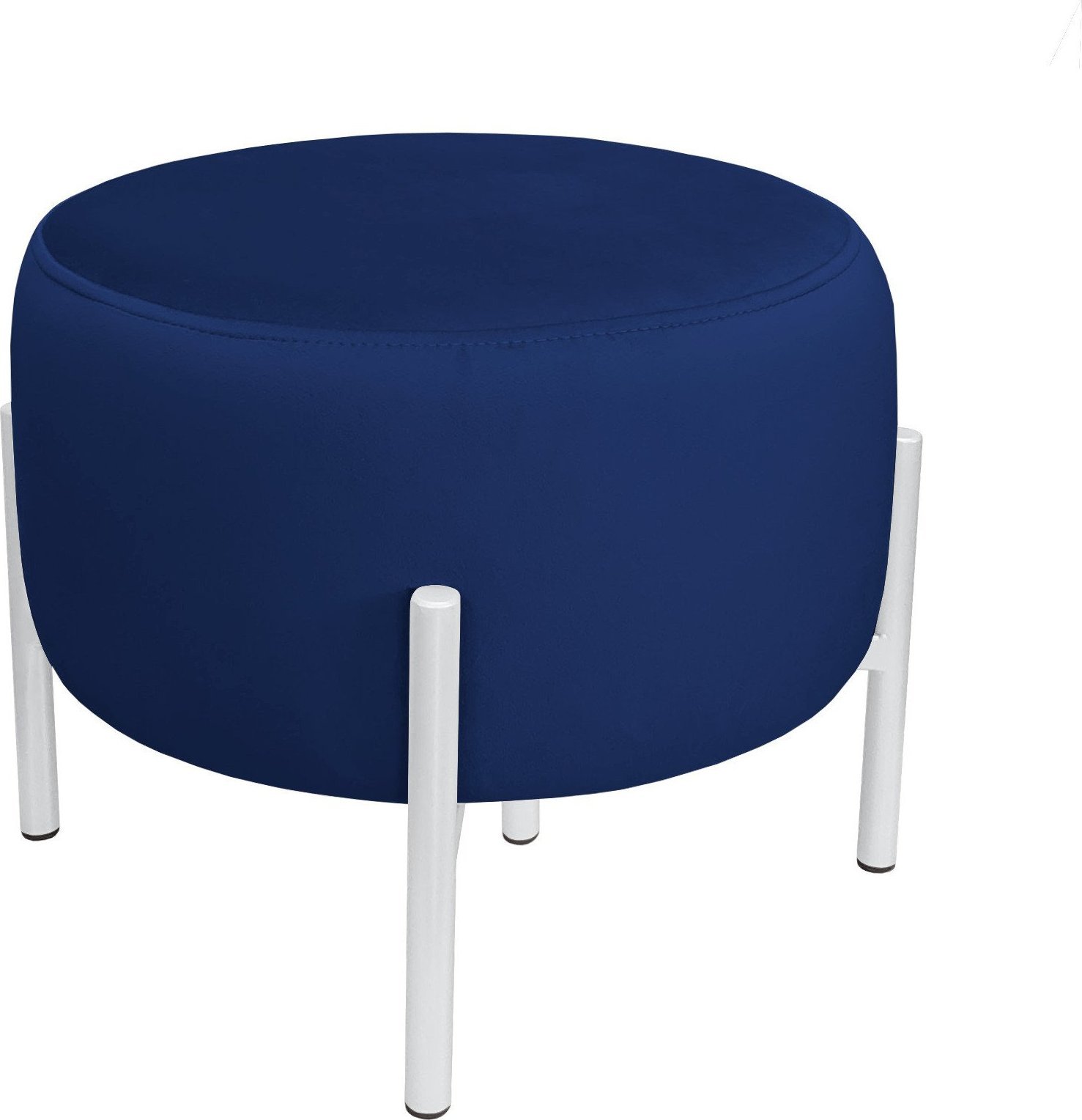 Atos Pufa OLA LOFT ławka podnóżek metal biała MG16