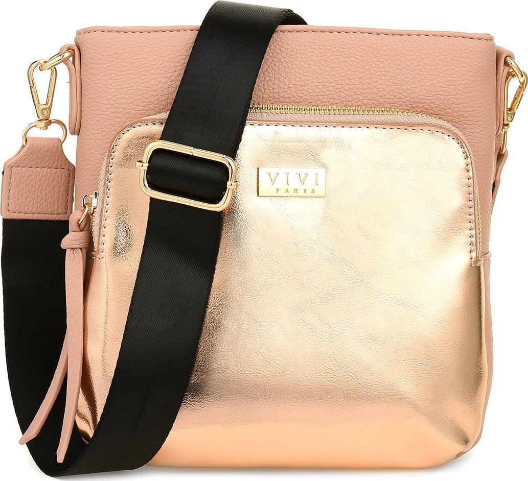 Vivi Paris Torebka Damska na Ramię Vivi Paris Pudrowa