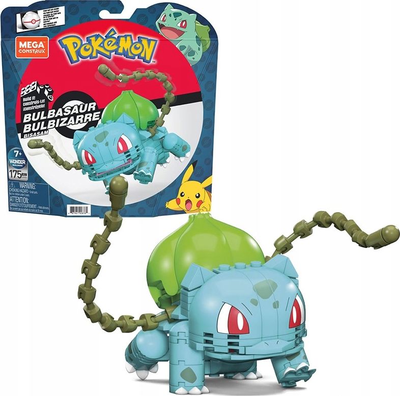 Mattel Klocki Mega Construx Pokemon Bulbasaur GKY95 GVK83