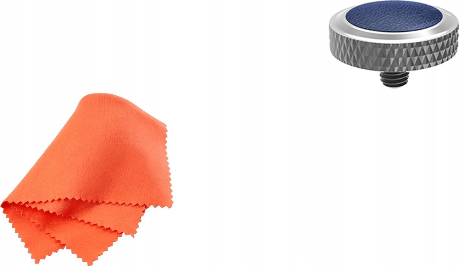 Pilot/wężyk spustowy JJC Przycisk spustu migawki JJC SRB Deluxe Soft Srebrno - Niebieski