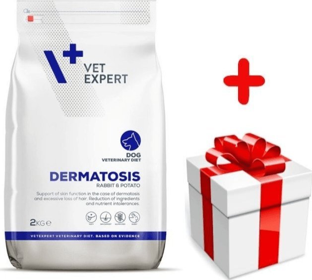 VET EXPERT VETEXPERT Dog Dermatosis Rabbit&Potato 2kg + niespodzianka dla psa GRATIS!