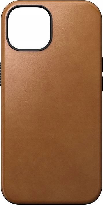 Nomad Modern Leather Case, english tan - iPhone 15
