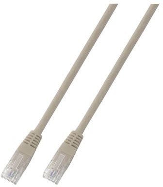 EFB RJ45 Patchkabel U/UTP, Cat.6, PVC, CCA, 1m, grau