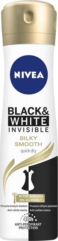 Nivea Dezodorant INVISIBLE SILKY SMOOTH spray damski 150ml