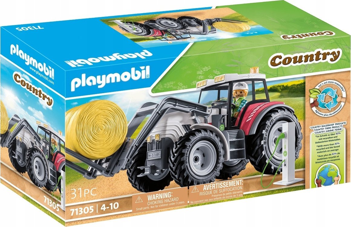 Playmobil Playmobil Country Duży traktor 71305