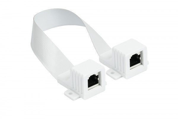 Alcasa 8055-F23QW kabel sieciowy Biały 0,3 m