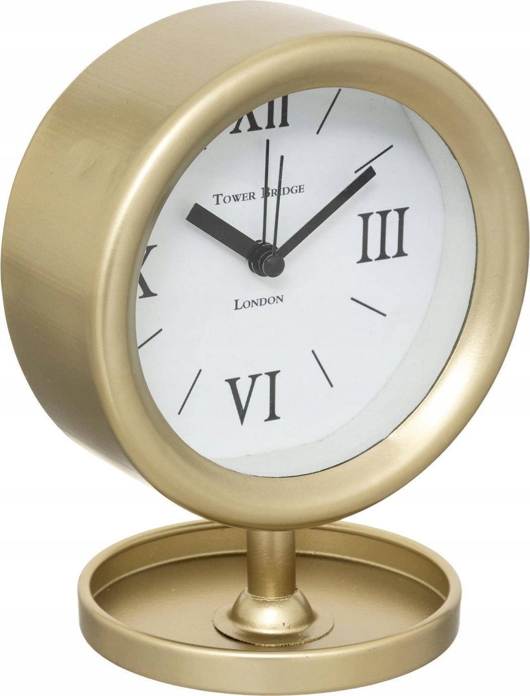 Atmosphera Zegar stojący na komodę Marion, złoty, Ø 12 cm