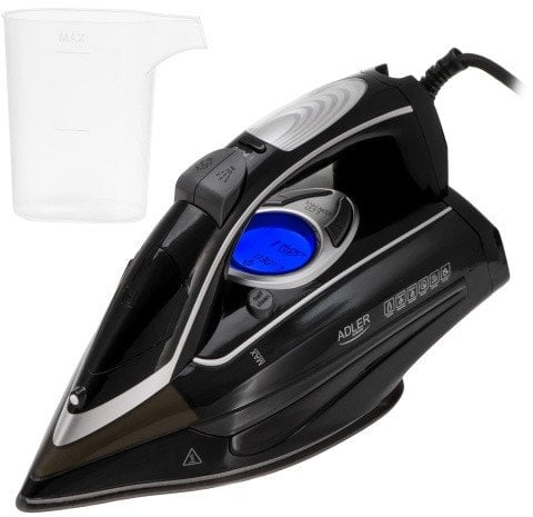 AD 5054 Żelazko parowe z pompą wody | lcd | 3000 w | 4 ust. temp. | stopa swift glide