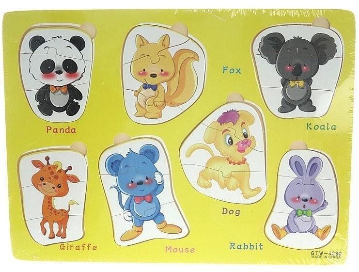 Adar Układanka Puzzle drewniane zwierzątka 543720