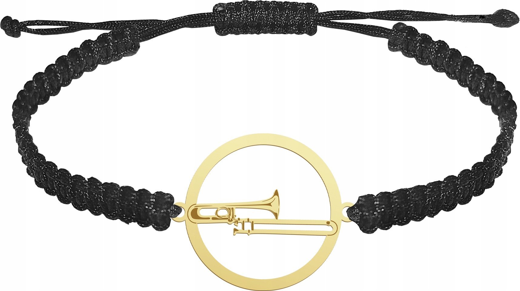 Radziszewska Jewellery Bransoletka Złota Puzon Makrama Prezent Biżuteria Srebro 925 GRAWER GRATIS