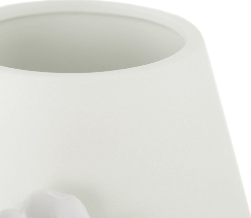 AmeliaHome AmeliaHome Wazon ceramiczny donica LUSITANO 13X12 kremowy