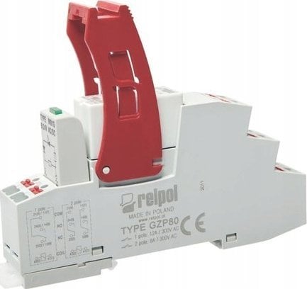 Relpol Przekaźnik interfejsowy Push-in 1P, 16A, 24V DC, AgNi, PI85-024DC-M41G-PS-2011 864836