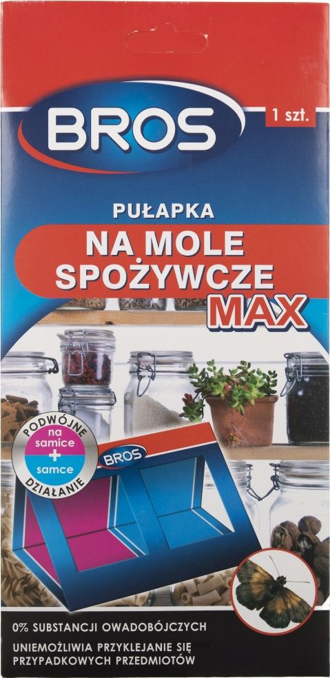 Bros Bros Pułapka na mole spożywcze Max - 1 sztuka