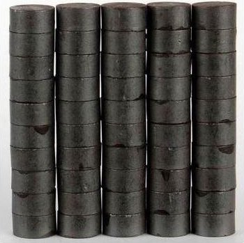 FANDY Magnesy 10mm czarne 50szt