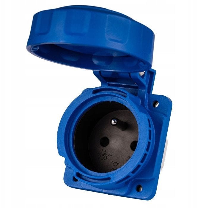 Gniazdo tablicowe 2P+Z, 16A, 230 VAC, IP68