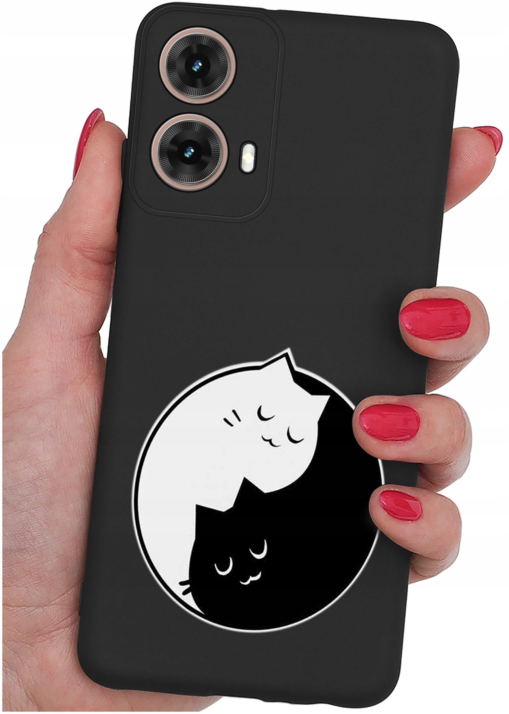 Etui do Motorola Moto G85 5G WZORY |SILIKONOWE MATT CASE