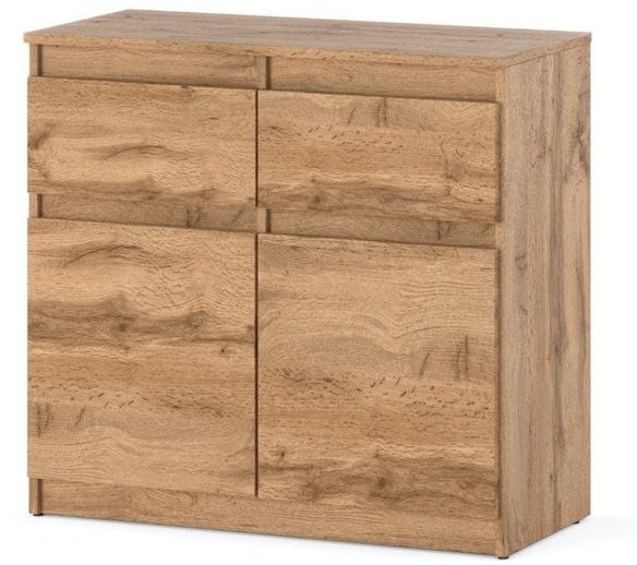 Komoda 2 Szuflady Oleksa 80cm Pojemna Szafka Rtv Salon Wotan Sebastian