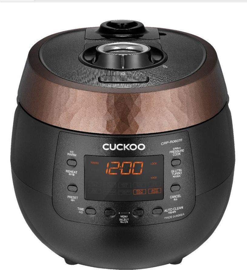 Multicooker Cuckoo Cuckoo Reiskocher 1.08l CRP-R0607F Digitaler Dampfdruck
