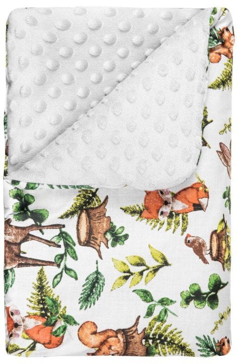 Lulando Lulando BABYDECKE 100 X 75 CM GRAU WALDTIERE