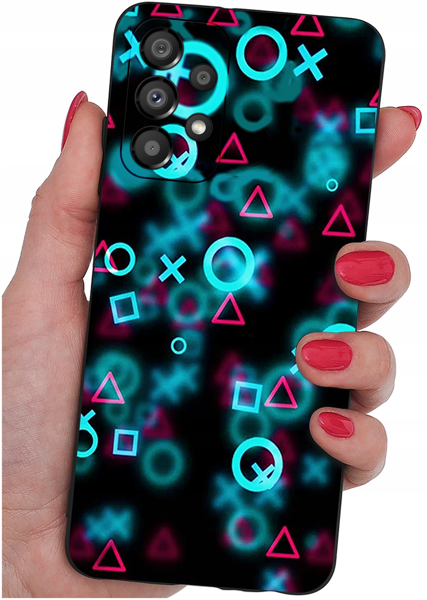 Etui do Samsung Galaxy A33 5G WZORY |SILIKONOWE MATT CASE + SZKŁO 9H