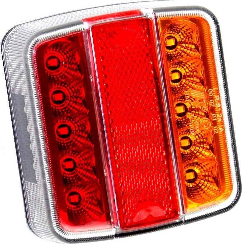 LAMPA TYLNA PRZYCZEPY ZESPOLONA LED DIODOWA LAWETA