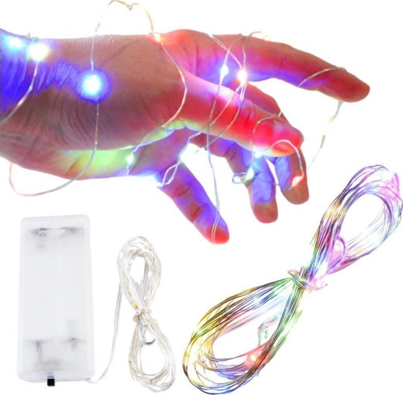 Lampki choinkowe PrzydaSie Lampki Druciki 20 Led Baterie Choinkę Diody Dekor