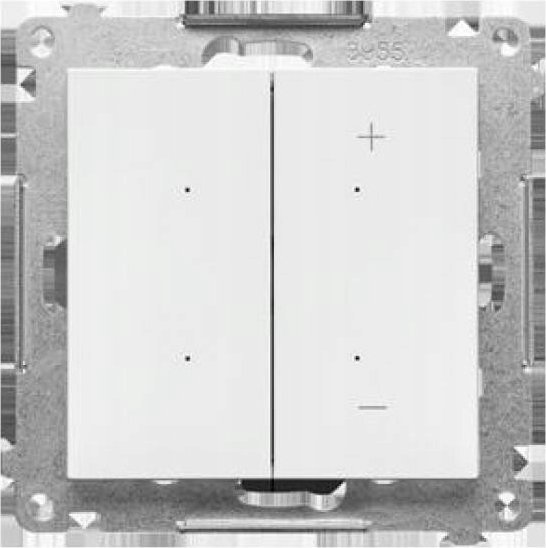Kontakt-Simon Ściemniacz Kontakt-Simon 55 TESRGB1W.01/111 DIMMER RGB do pasków RGBW, sterowany smartfonem moduł biały mat
