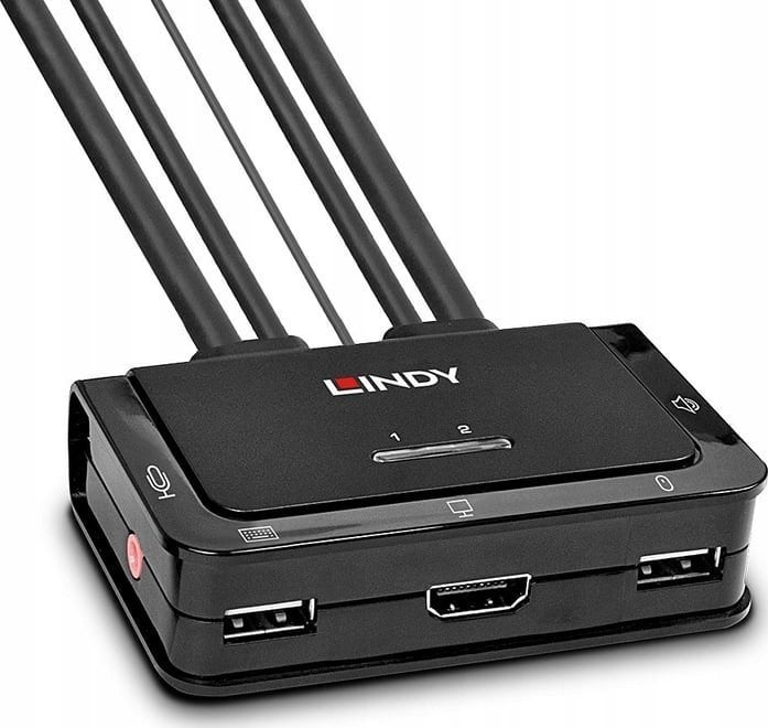 Adapter USB Lindy Adap Lindy Switch KVM 2-port