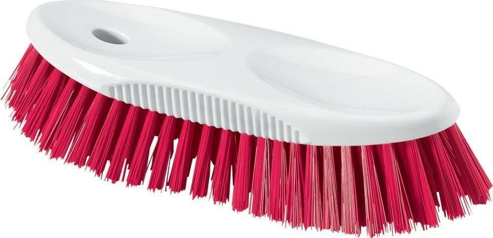 Nlle Szczotka do baniek HACCP, czerwona, PES, grubosc mat. 0,50mm 19c, ksztalt 8