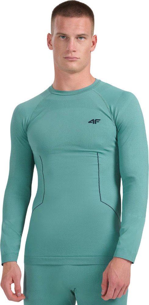 Koszulka termoaktywna męska M233 morska zieleń 4FWAW25USEAM233 46S L/XL