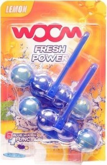 Woom Zawieszka do toalety barwiąca wodę Woom Blue Lemon 110g