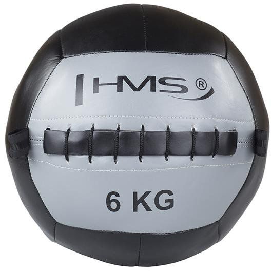 HMS Piłka do ćwiczeń Wall Ball 6kg szara (17-41-026)