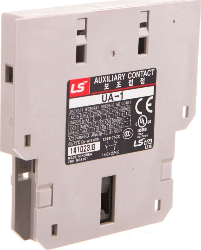 LSiS Styki pomocnicze boczne dla MC-9b - 150a 1z1r UA-1 1a1b - UA-1 1a1b