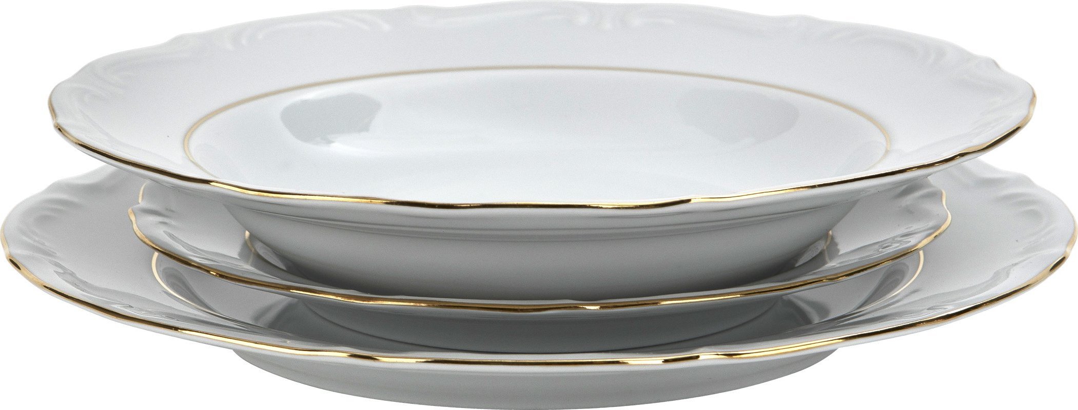 Ćmielów Serwis obiadowy 6/18 Maria Teresa Gold