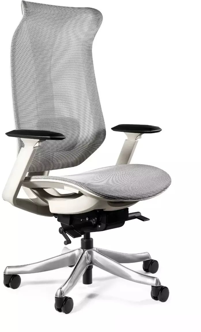 Fotel biurowy FOCUS szary siatka UNIQUE
