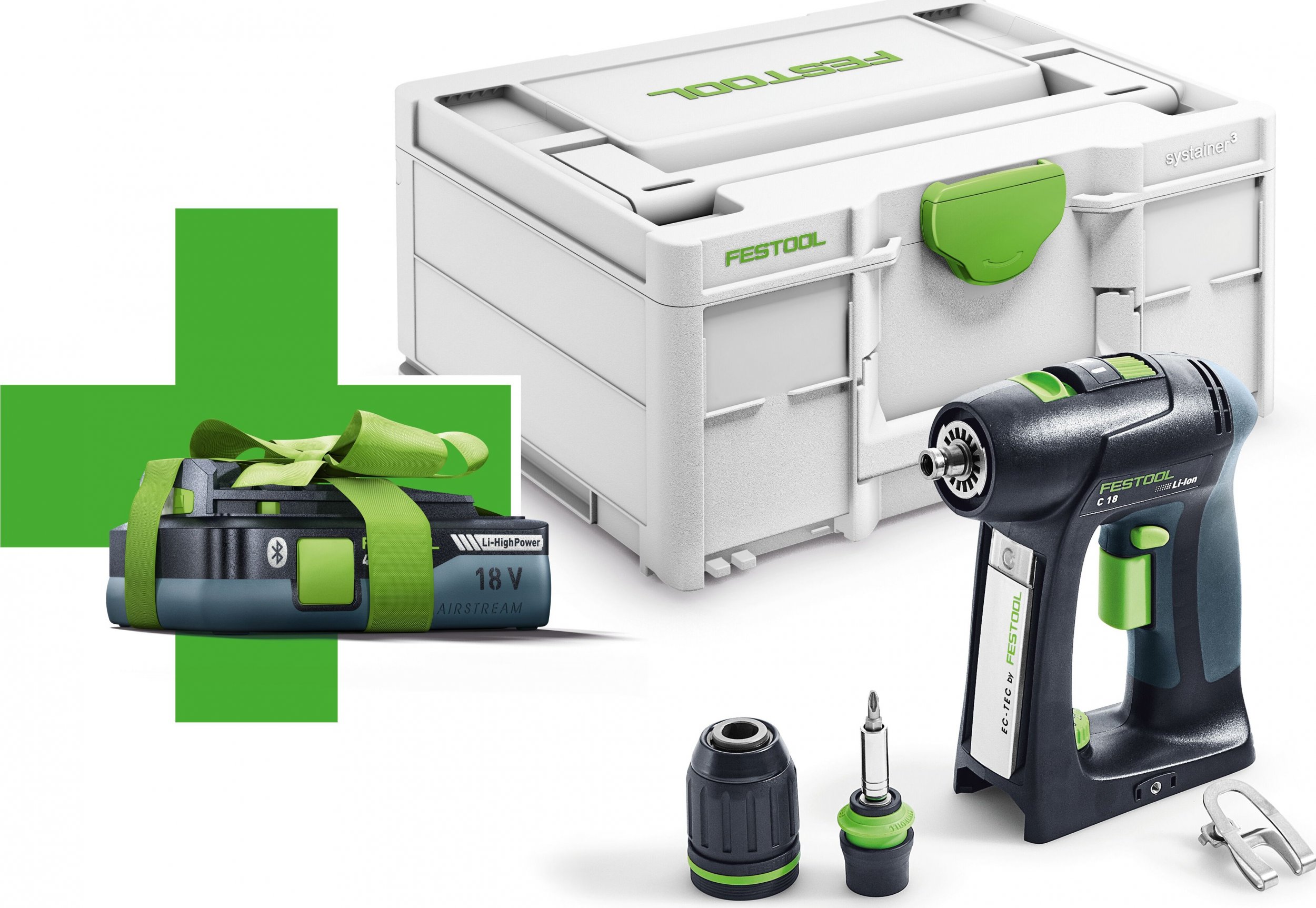 Wiertarko-wkrętarka Festool C 18-BASIC (577050) 18 V 1 x akumulator 4 Ah